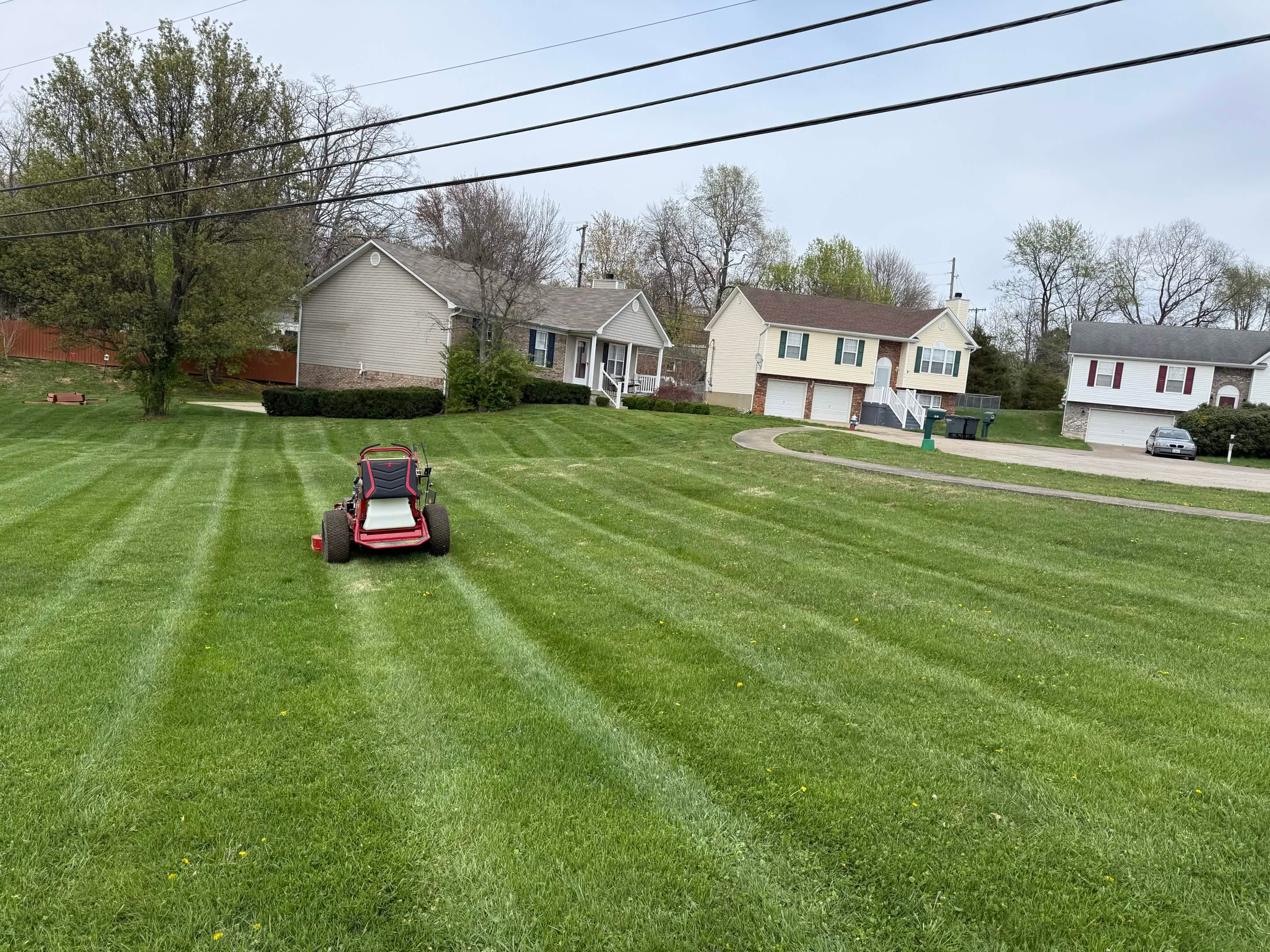 Lee's Lawn Care — On The Job